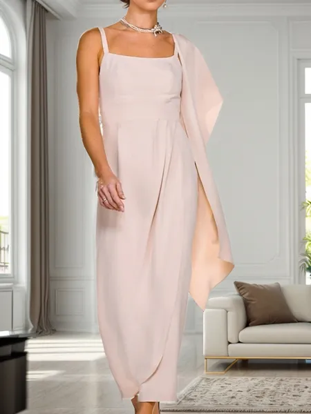 Sheath/Column Stretch Crepe...