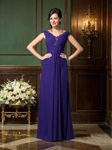 A-Line/Princess V-neck...