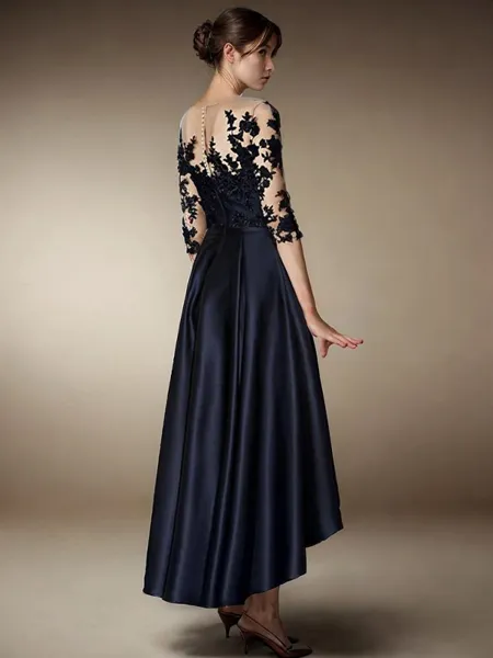 A-Line Bateau 3/4 Sleeves...