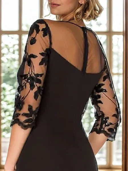 Sheath Scoop 3/4 Sleeves...