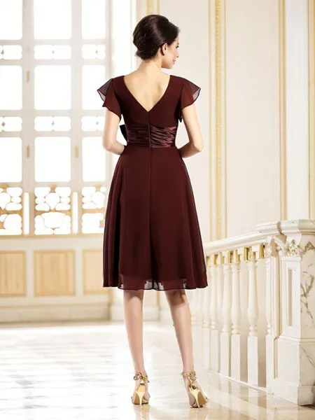 A-Line/Princess V-neck...