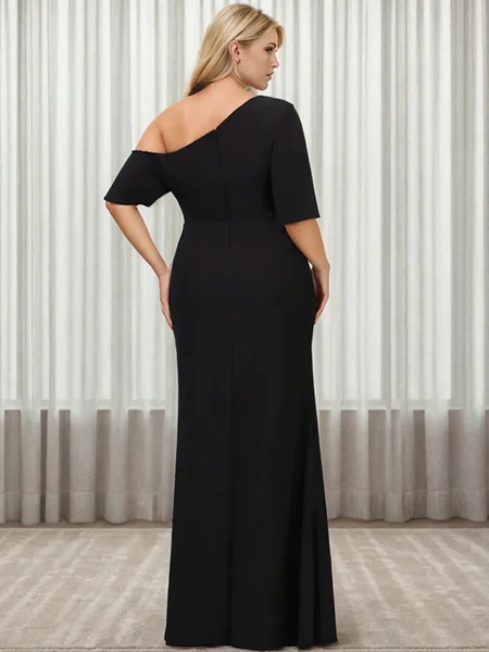 Sheath/Column Stretch Crepe...