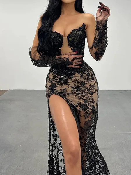 Sheath Straight Sleeveless...