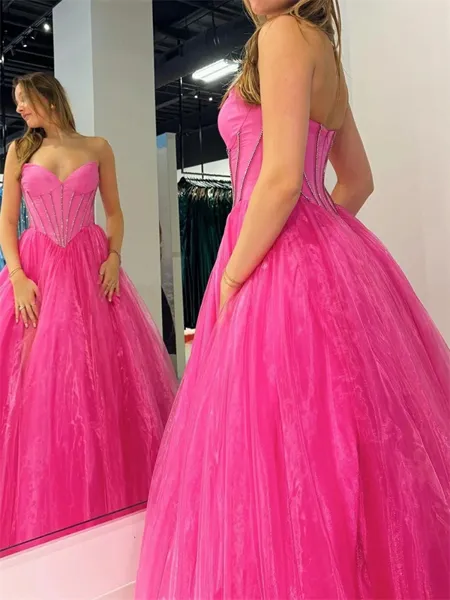 A-line Sweetheart Beading...