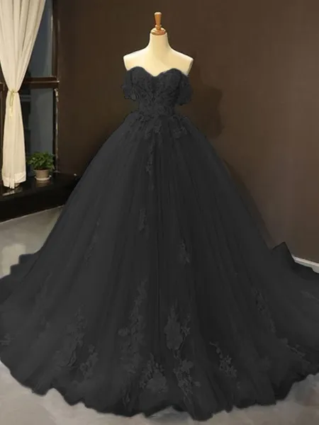 Ball Gown Off-the-Shoulder...