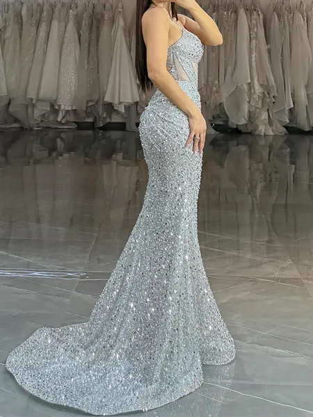 Sheath Spaghetti Straps...