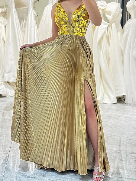 A-line Silk Like Satin...