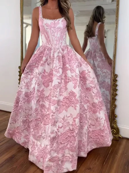 A-line Silk Like Satin...