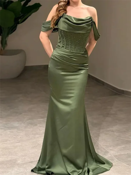 Sheath Off-the-Shoulder...