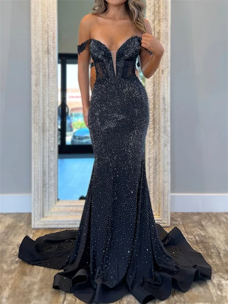 Sheath Off-the-Shoulder...