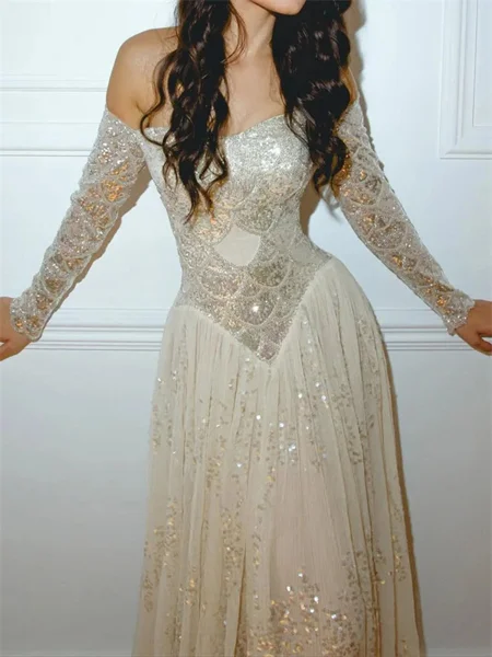 A-line Cold Shoulder...