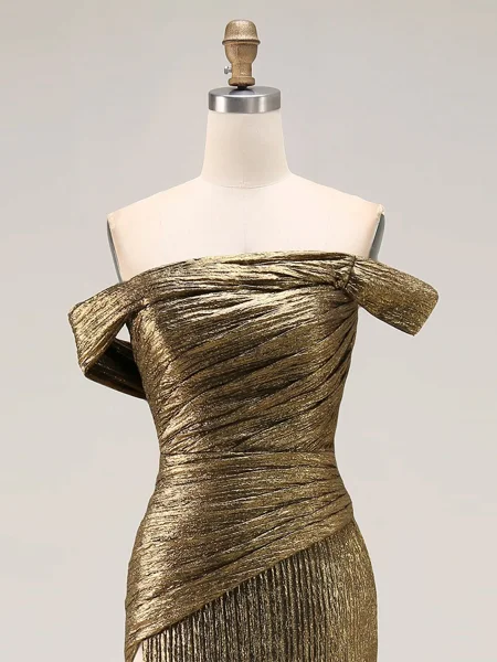 Sheath Off-the-Shoulder...