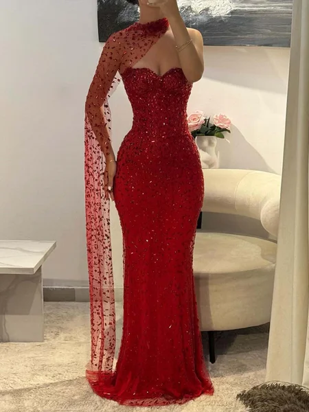 Sheath Sweetheart Beading...