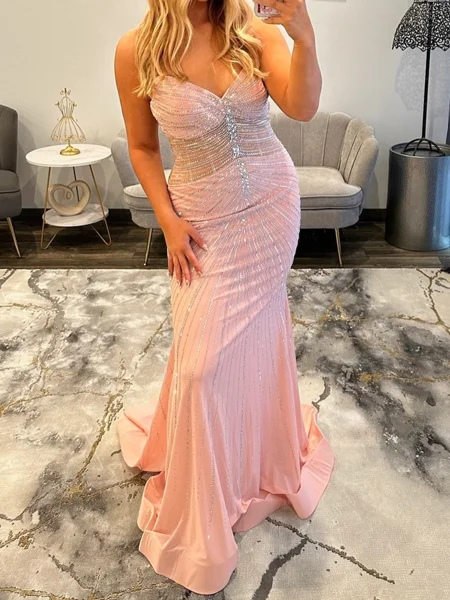 Sheath Sweetheart Beading...