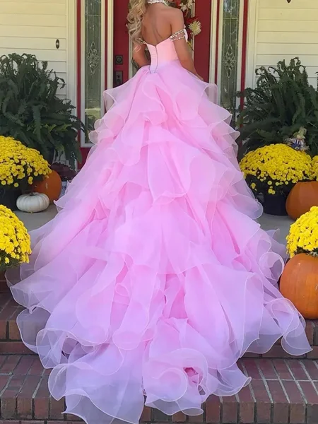 A-line Off-the-Shoulder...