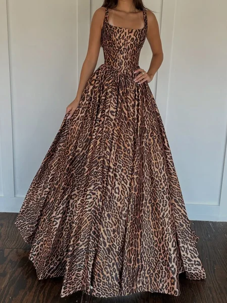 A-line Square Ruffles...