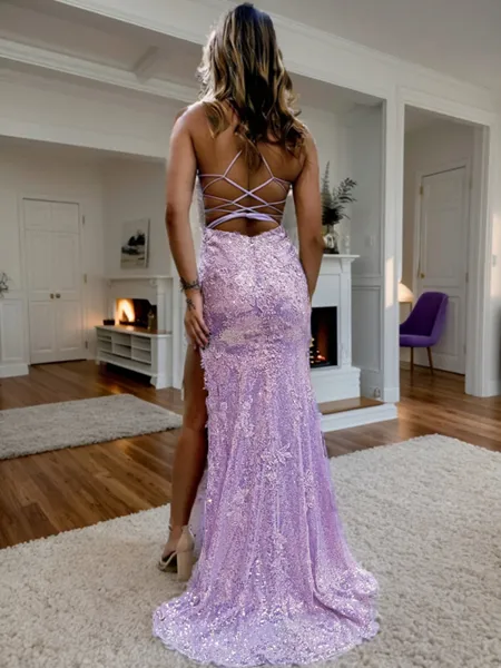 Sheath Spaghetti Straps...