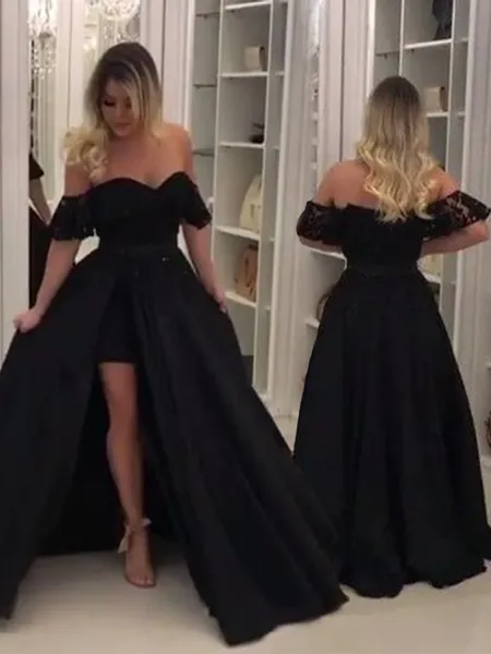 Ball Gown Off-the-Shoulder...