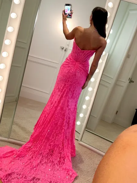 Sheath Straight Pleated...