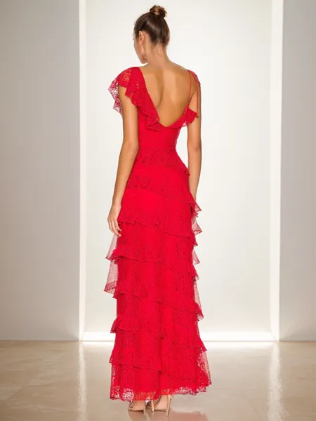 A-Line/Princess V-neck...