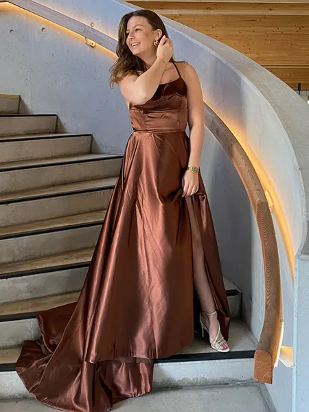 A-Line/Princess Spaghetti...