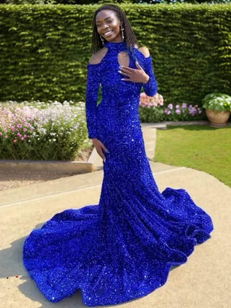 Trumpet/Mermaid High Neck...