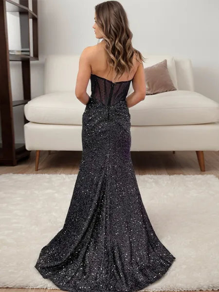 Sheath Sweetheart Pleated...