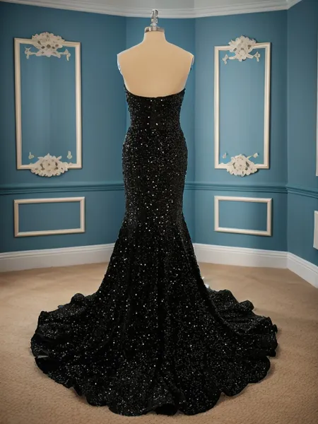 Mermaid Velvet Sequins...