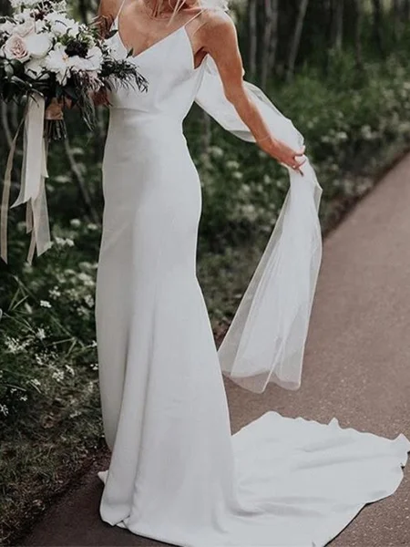 Sheath Spaghetti Straps...