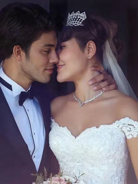 Ball Gown Off-the-Shoulder...