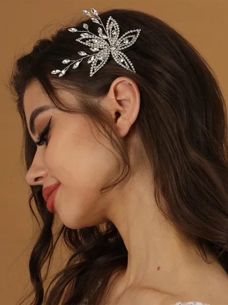 Blooming Rhinestone Headpieces