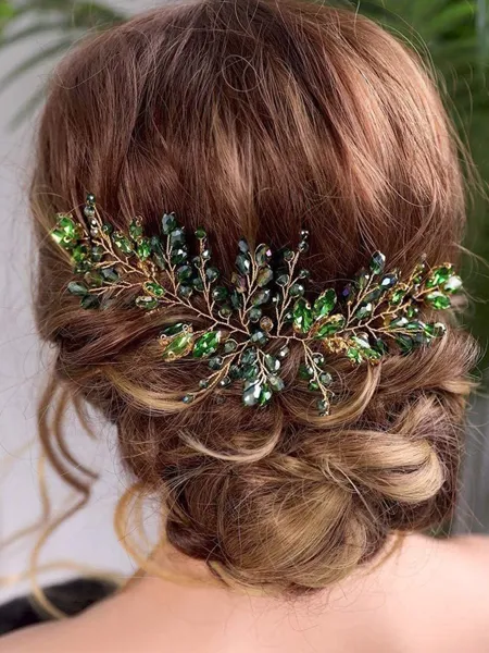 Simple Crystal Headpieces