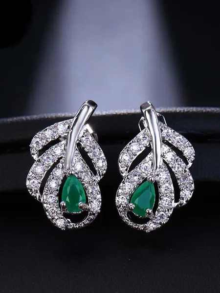 Gorgeous Alloy With Rhinestone Earrings