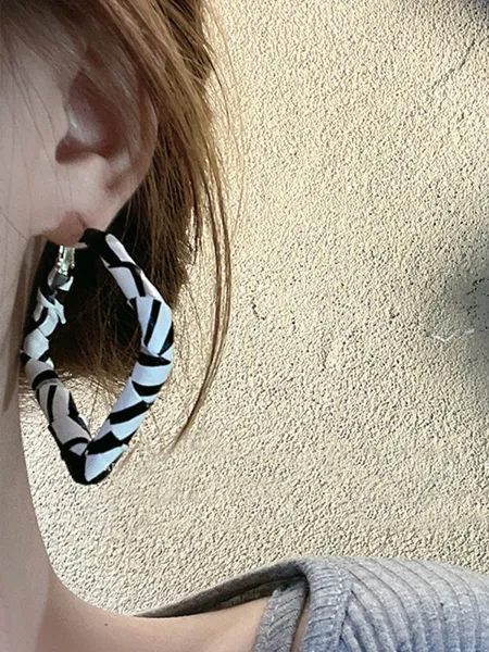 Stylish Leather Earrings