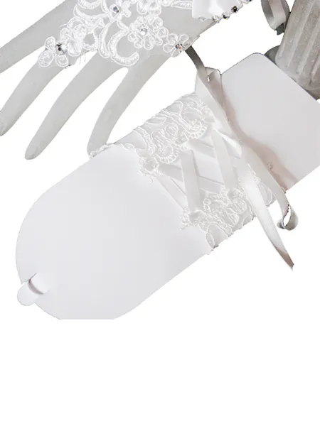 Chic Lace Bowknot Wedding...