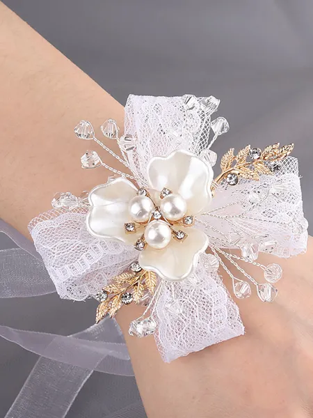 Exquisite Alloy Wrist Corsage