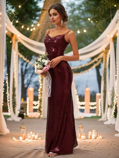 Sheath/Column Sequins...