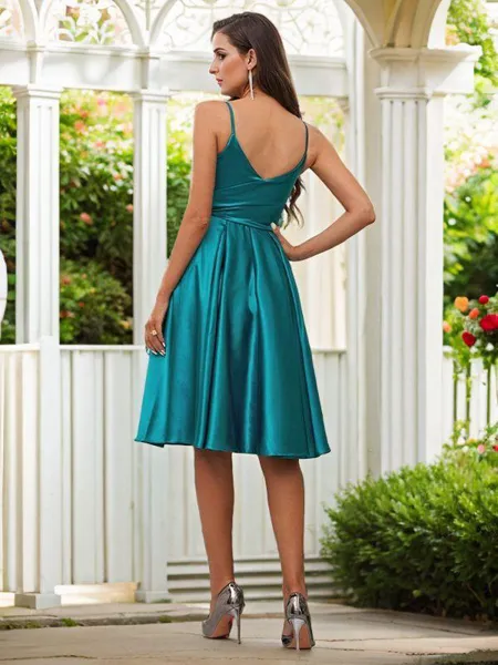 A-Line/Princess Silk Like...