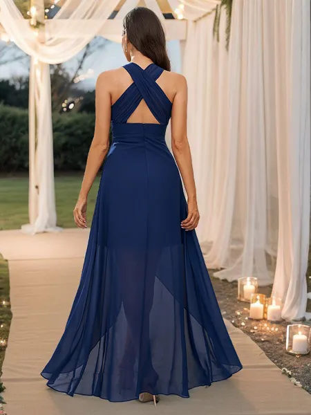 A-Line/Princess Chiffon...