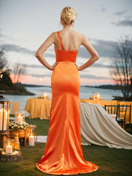 Sheath/Column Silk Like...