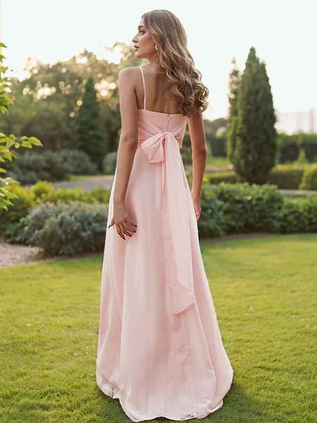 A-Line/Princess Chiffon...
