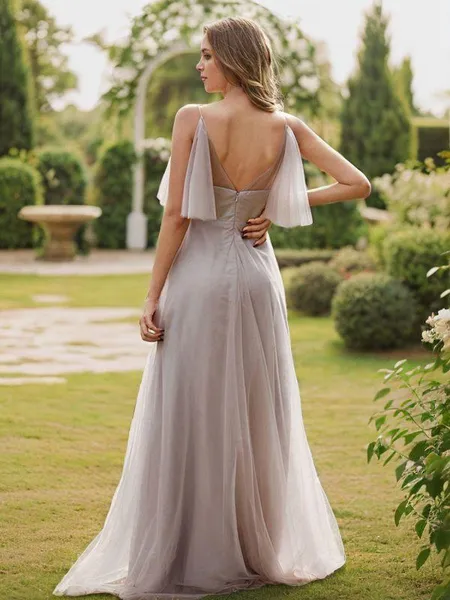 A-Line/Princess Tulle...