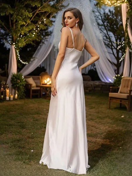 Sheath/Column Charmeuse...