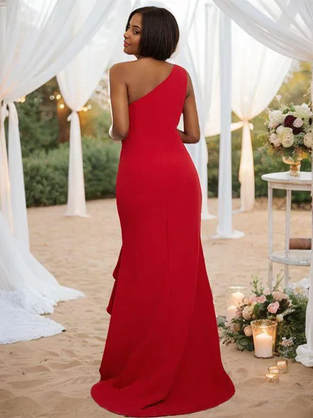 Sheath/Column Stretch Crepe...