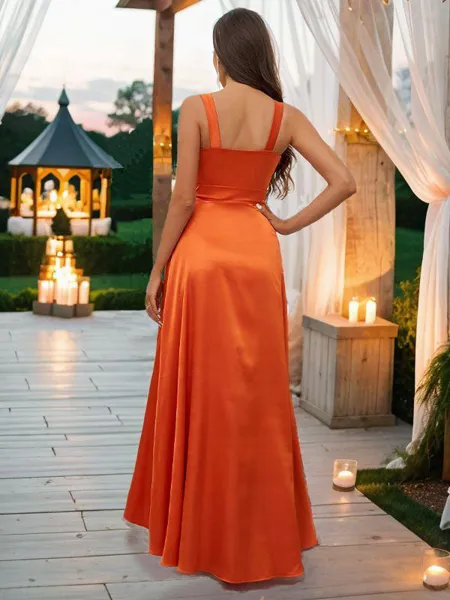 A-Line/Princess Silk like...