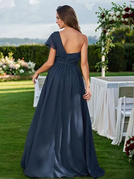 A-Line/Princess Chiffon...