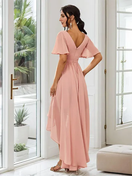 A-Line/Princess Chiffon...