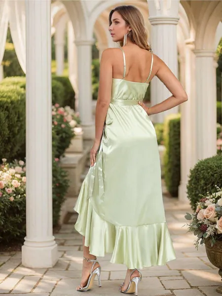 A-line/Princess Silk Like...