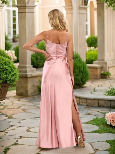 Sheath/Column Silk Like...