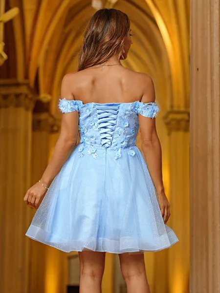 A-Line/Princess Tulle...
